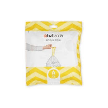 Brabantia Sac à ordures ménagères PerfectFit A 3 l, 40 Pièce/s