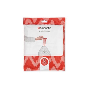 Brabantia Sac à ordures ménagères PerfectFit B 5 l, 40 Pièce/s