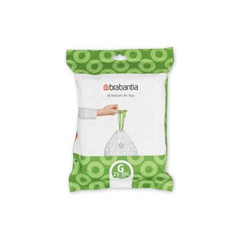 Brabantia Sac à ordures ménagères PerfectFit G 23-30 l, 40 Pièce/s