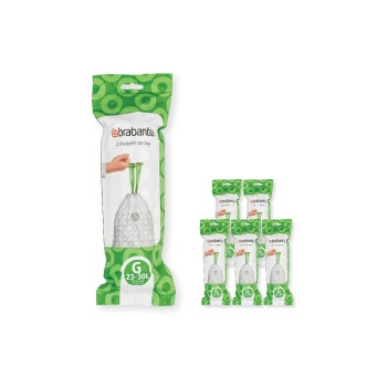 Brabantia Sac à ordures ménagères PerfectFit G 23-30 l, 120 Pièce/s