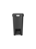 Brabantia Treteimer StepUp, Recyclingeimer, 10 Liter, Dark Grey