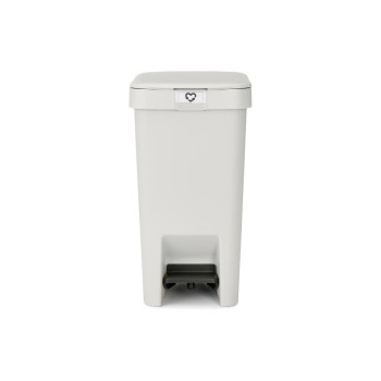 Brabantia Bacs de recyclage StepUp 10 l, Gris clair