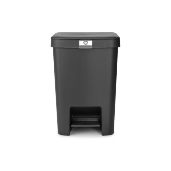 Brabantia Bacs de recyclage StepUp 25 l, Gris foncé