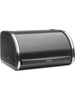 Brabantia Boîte à pain à roulettes Single Noir mat