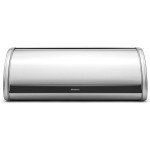 Brabantia Boîte à pain à roulettes Argent mat