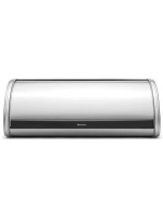 Brabantia Boîte à pain à roulettes Argent mat