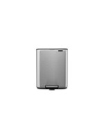 Brabantia Poubelle à pédale Bo 12 l, Argent mat
