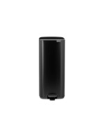 Brabantia Poubelle à pédale Bo 30 l, Noir mat