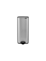 Brabantia Poubelle à pédale Bo 30 l, Argent mat