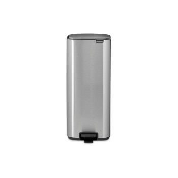 Brabantia Poubelle à pédale Bo 30 l, Argent mat