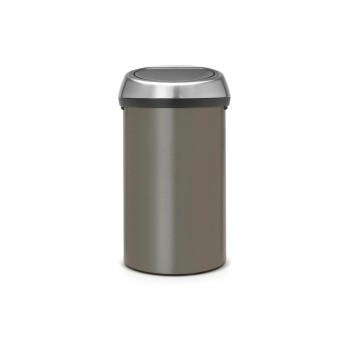 Brabantia Toucheimer Touch Bin, 60 Liter, Platinum Brabantia Toucheimer Touch Bin, 60 Liter, Platinum