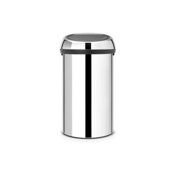 Brabantia Toucheimer Touch Bin, 60 Liter, Brilliant Steel Brabantia Toucheimer Touch Bin, 60 Liter, Brilliant Steel