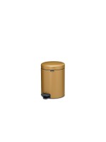 Brabantia NewIcon Treteimer 5 Liter, Warm Gold