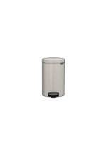 Brabantia Poubelle à pédale NewIcon 12 l, Gris clair