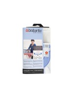 Brabantia Coating ironing board, titan, Perfect Flow, dimension of 124x38cm board
