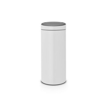 Brabantia Poubelle Boîte à boutons 30 l, Nouveau Blanc