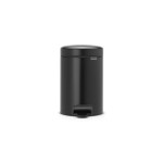 Brabantia Poubelle cosmétique NewIcon 3 l, noir mat