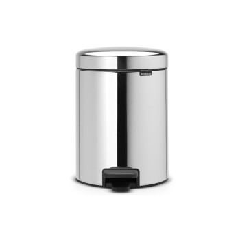 Brabantia Poubelle cosmétique NewIcon 5 l, acier brillant