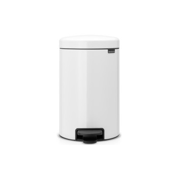 Brabantia Poubelle à pédale NewIcon 12 l, Blanc