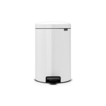 Brabantia Poubelle à pédale NewIcon 20 l, blanc