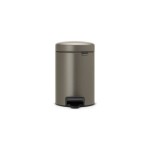 Brabantia Poubelle cosmétique NewIcon 3 l, Platine