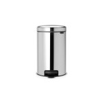 Brabantia Poubelle à pédale NewIcon 12 l, acier brillant