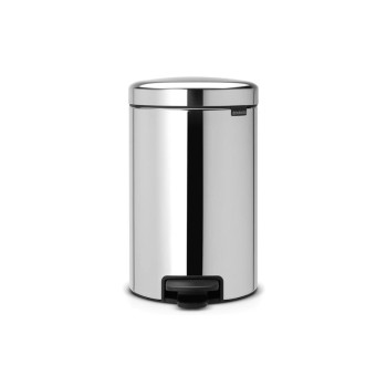 Brabantia Poubelle à pédale NewIcon 12 l, acier brillant
