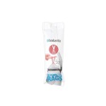 Brabantia PerfectFit Kehrichtsack V 3 Liter, 20 Stück pro Rolle, for New Icon 3 L
