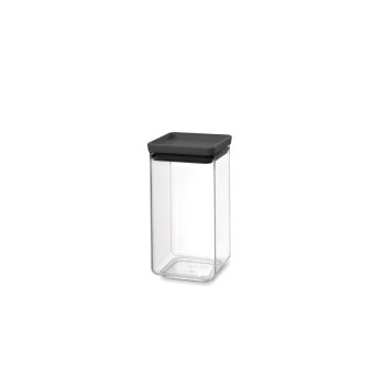 Brabantia Vorratsdose eckig 1.6L, Dark Grey Brabantia Vorratsdose eckig 1.6L, Dark Grey