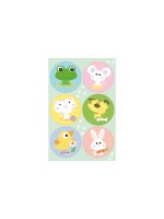 B+C Sticker Little Animals, 4 Blatt / Packung