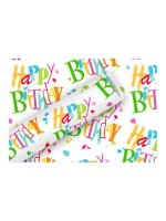 B+C Geschenkpapier Birthday Dance, 80g/m2, 70cm x 2 m