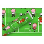 B+C Geschenkpapier Fussball, 80g/m2, 70cm x 2 m