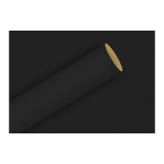 B+C Geschenkpapier by Nature Uni, 2m x 70 cm, 80 g/m2, schwarz, gold