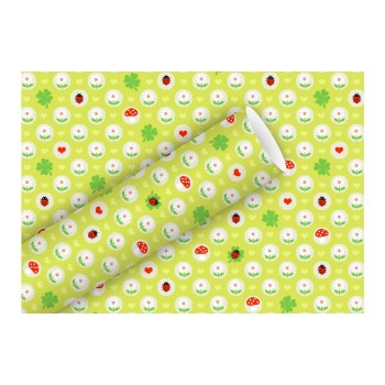 B+C Geschenkpapier 2 m x 70 cm, Kleines GLück, 80 gm2
