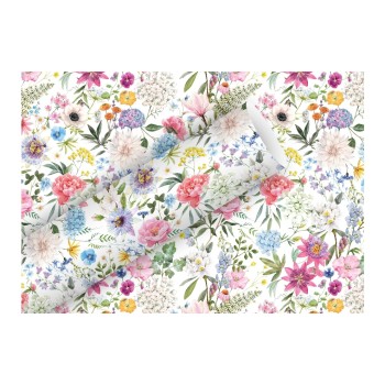 B+C Geschenkpapier 2 m x 70 cm, Pastell Potpourri, 80 gm2