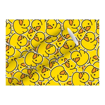 B+C Geschenkpapier 2 m x 70 cm, Little Ducks, 80 gm2