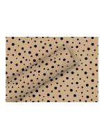 B+C Geschenkpapier 2 m x 70 cm, By Nature Kraft Polka Dots, 70gm2