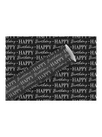 B+C Geschenkpapier 2 m x 70 cm, HBy Nature Kraft ws.Graphic Bi., 70gm2