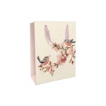 Braun + Company Sac cadeau Cherry Blossom Love 26 x 36 x 13 cm, Rose