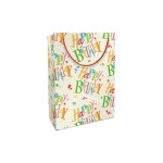Braun + Company Sac cadeau Birthday Dance 23 x 33 x 11 cm, Multicolore