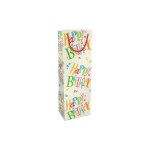 Braun + Company Sac à bouteilles Birthday Dance 12 x 36 x 8 cm, Multicolore