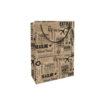 B+C Geschenktasche News, Grösse: 3x33x11cm