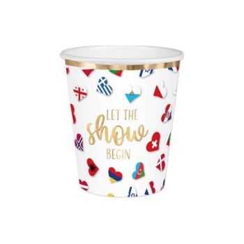 B+C Becher Flaggen 2.5dl, 10 Stück