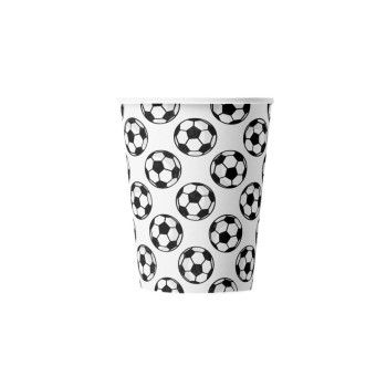 B+C Becher Football, 2.5dl, 10 Stück