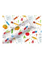 Braun + Company Papier cadeau École 2 m x 70 cm, Multicolore