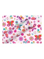 B+C Geschenkpapier 2mx70cm, Flying Friends hellrosa