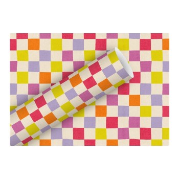 B+C Geschenkpapier 2mx70cm, By Nature Check up candy