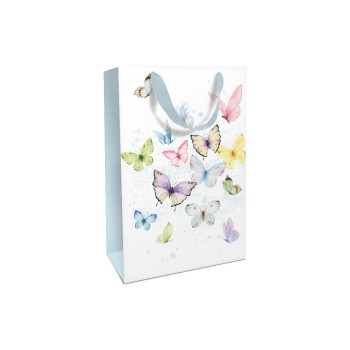 B+C Geschenktasche Schmetterling, Grösse: 26 x 36 x 13 cn