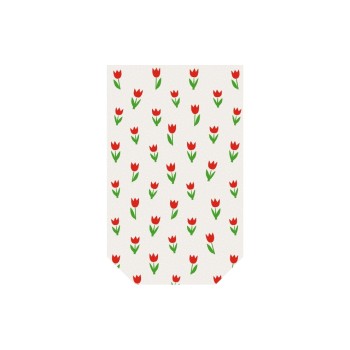 B+C Klarsichtbeutel 11.5 x 19 cm, Tulpen, 10 Stk