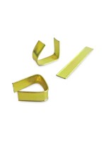 Braun + Company Clip de fermeture 30 Pièce/s, Doré